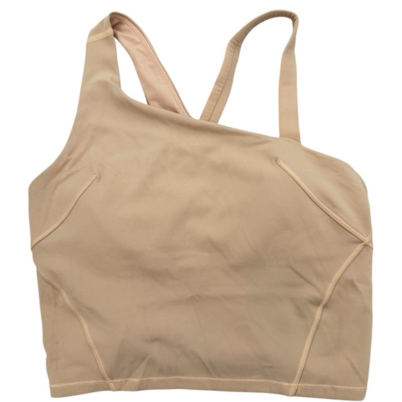 Lululemon Athletica Beige Asymmetrical Sports Bra - Picture 1 of 3